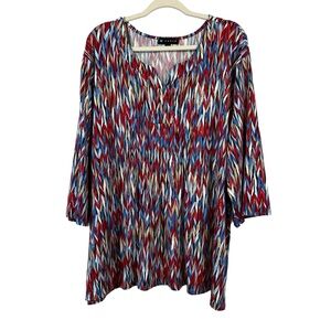 N Touch Women's Top Plus Size 3X Stretch NWT